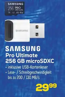 Euronics Samsung pro ultimate 256 gb microsdxc Angebot