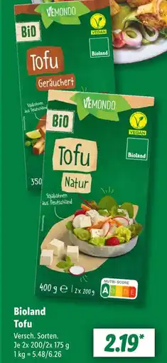 Lidl Vemondo tofu natur Angebot