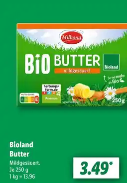 Lidl Milbona bioland butter Angebot