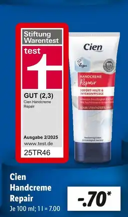 Lidl Cien handcreme repair Angebot