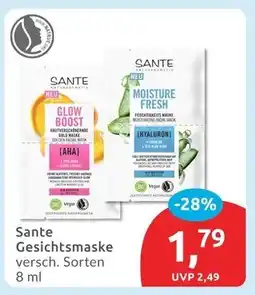 Budni Sante glow boost gesichtsmaske Angebot