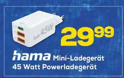 Euronics Hama mini-ladegerät 45 watt powerladegerät Angebot
