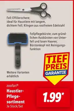 Lidl Zoofari fell-effilierschere Angebot