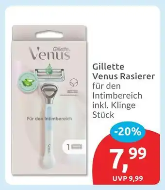 Budni Gillette venus rasierer für den intimbereich inkl. klinge Angebot