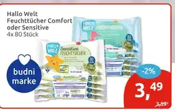 Budni Hallo welt feuchttücher comfort Angebot