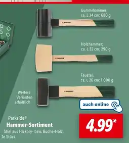 Lidl Parkside gummihammer Angebot