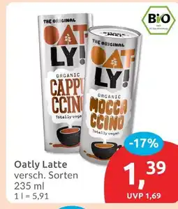 Budni Oatly latte cappuccino Angebot