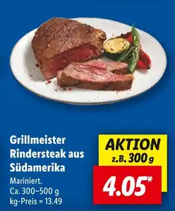 Lidl Grillmeister rindersteak aus südamerika Angebot