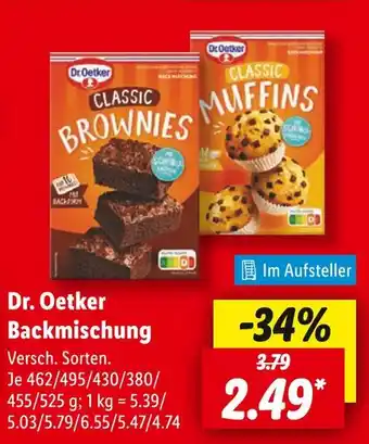 Lidl Dr. oetker classic brownies Angebot