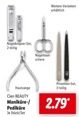 Lidl Cien beauty nagelknipser-set Angebot