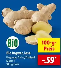 Lidl Bio ingwer, lose Angebot