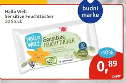 Budni Hallo welt sensitive feuchttücher Angebot