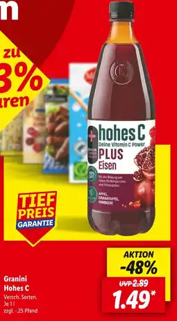 Lidl Granini hohes c Angebot