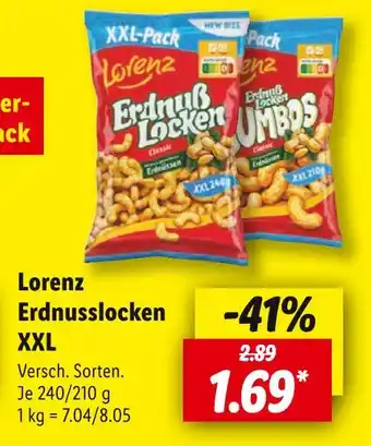 Lidl Lorenz erdnuß locken xxl Angebot