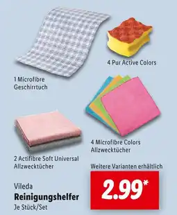 Lidl Vileda microfibre geschirrtuch Angebot