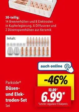Lidl Parkside düsen- und elektroden-set Angebot