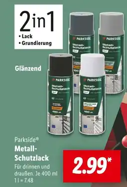 Lidl Parkside metall-schutzlack schwarz glänzend Angebot