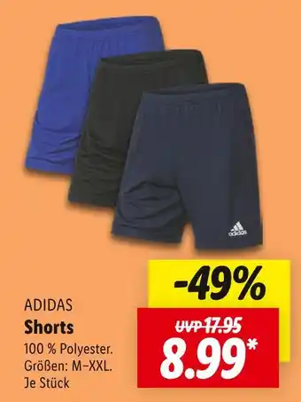 Lidl Adidas shorts Angebot