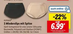 Lidl Esmera 2 miederslips mit spitze Angebot