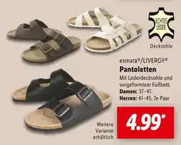 Lidl Esmara pantoletten damen Angebot