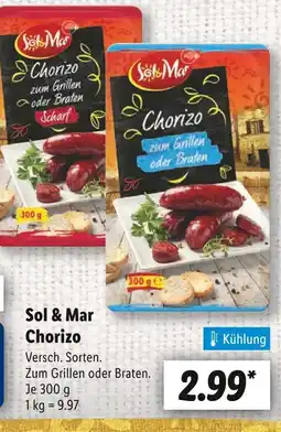 Lidl Sol & mar chorizo scharf Angebot