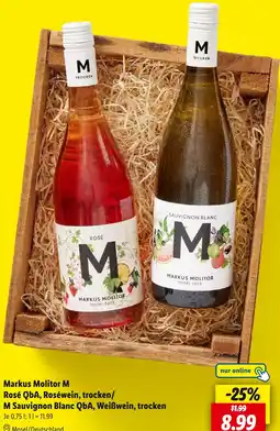 Lidl Markus molitor rosé qba, roséwein, trocken Angebot