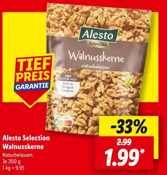 Lidl Alesto walnusskerne naturbelassen Angebot