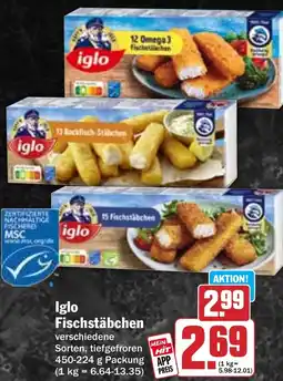 HIT Iglo Fischstäbchen Angebot