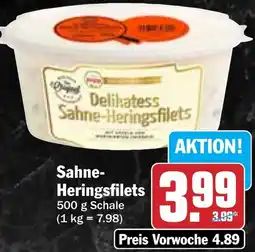HIT Sahne Heringsfilets Angebot