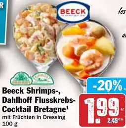 HIT Beeck Shrimps-, Dahlhoff Flusskrebs Cocktail Bretagne Angebot