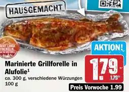 HIT Marinierte Grillforelle in Alufolie Angebot