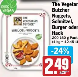 HIT The Vegetarian Butcher Nuggets, Schnitzel, Burger oder Hack Angebot