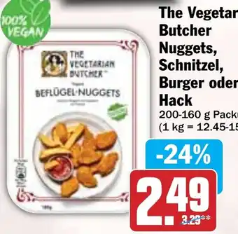 HIT The Vegetarian Butcher Nuggets, Schnitzel, Burger oder Hack Angebot