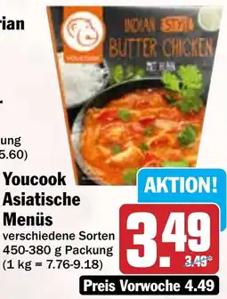 HIT Youcook Asiatische Menüs Angebot