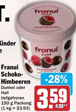 HIT Franui Schoko Himbeeren Angebot