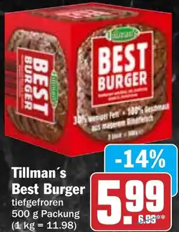 HIT Tillman's Best Burger Angebot