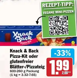 HIT Knack & Back Pizza-Kit oder glutenfreier Blätter-/Pizzateig Angebot