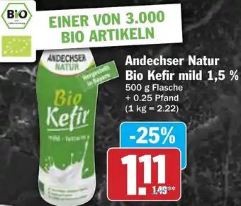 HIT Andechser Natur Bio Kefir mild 1,5 % Angebot