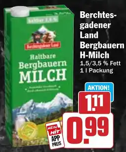 HIT Berchtesgadener Land Bergbauern H-Milch Angebot