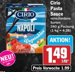 HIT Cirio Pasta Sauce Angebot