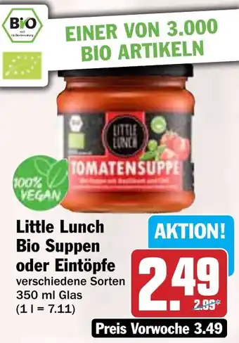 HIT Little Lunch Bio Suppen oder Eintöpfe Angebot