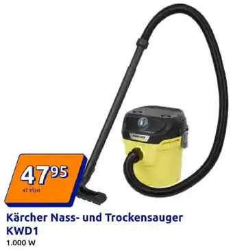 Action Kärcher Nass- und Trockensauger KWD1 Angebot