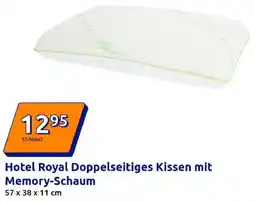Action Hotel Royal Doppelseitiges Kissen mit Memory-Schaum Angebot