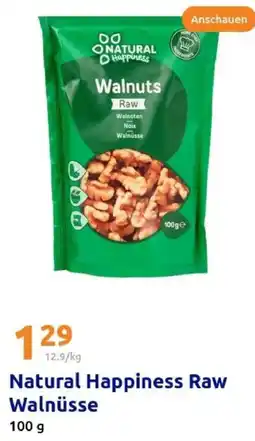 Action Natural Happiness Raw Walnüsse Angebot