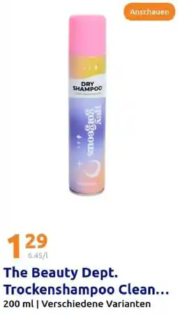 Action The Beauty Dept. Trockenshampoo Clean... Angebot