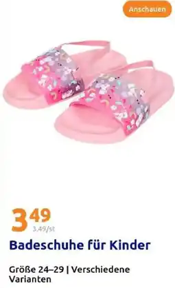 Action Badeschuhe für Kinder Angebot