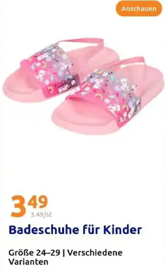 Action Badeschuhe für Kinder Angebot