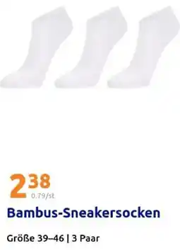 Action Bambus-Sneakersocken Angebot