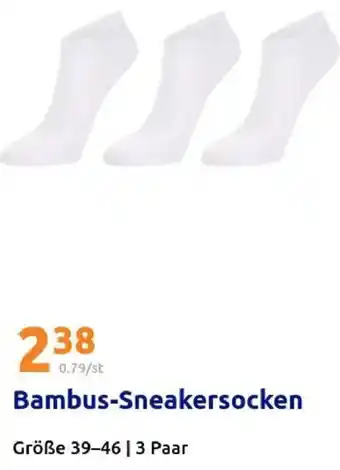 Action Bambus-Sneakersocken Angebot