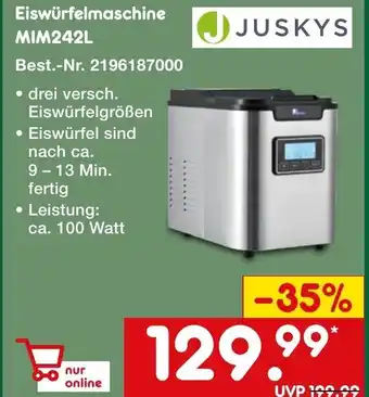 Netto Marken-Discount Eiswürfelmaschine MIM 242L Angebot